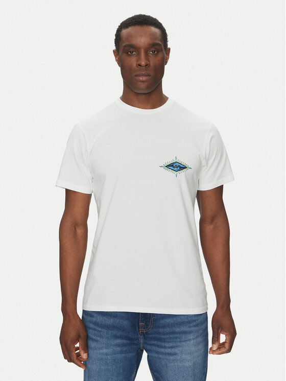 Quiksilver T-Shirt EQYZT08046 Biały