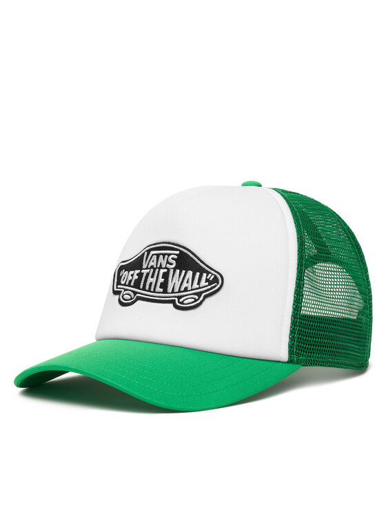Vans Czapka z daszkiem Classic Patch Curved Bill Trucker VN00066XFLX1 Zielony