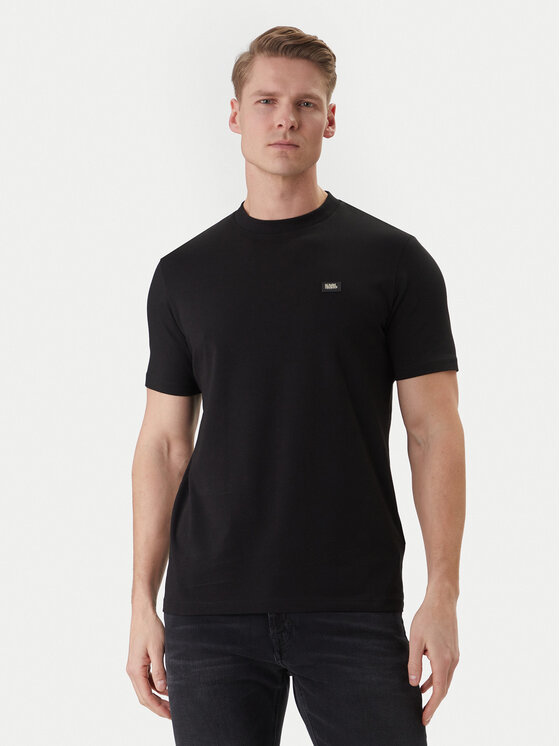 KARL LAGERFELD T-Shirt 755052 562235 Czarny Regular Fit