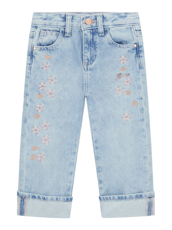 Guess Jeansy K6GA02 D45E0 Niebieski Relaxed Fit
