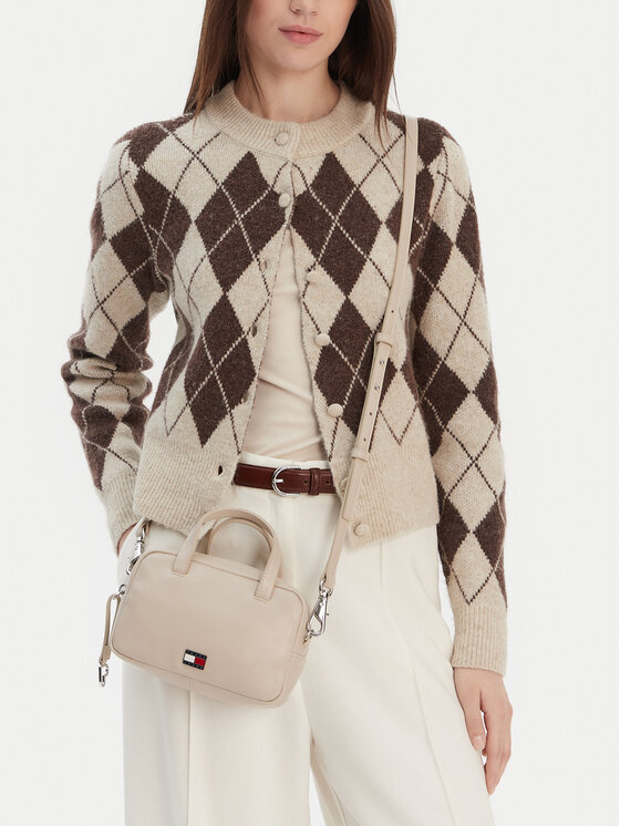 Tommy Jeans Torebka Tjw City Trunk Crossover AW0AW18084 Beżowy