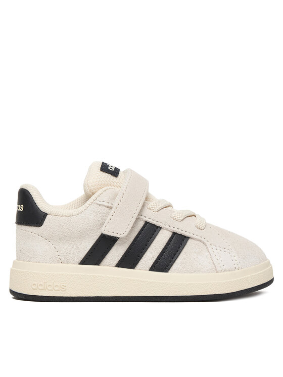 adidas Sneakersy Grand Court 2.0 JR0778 Kremowy