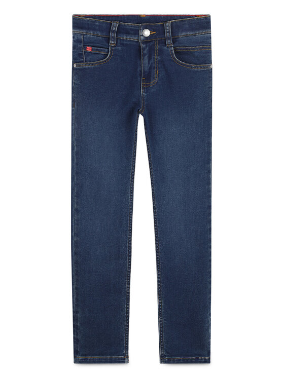 HUGO Jeansy G00987 S Granatowy Slim Fit