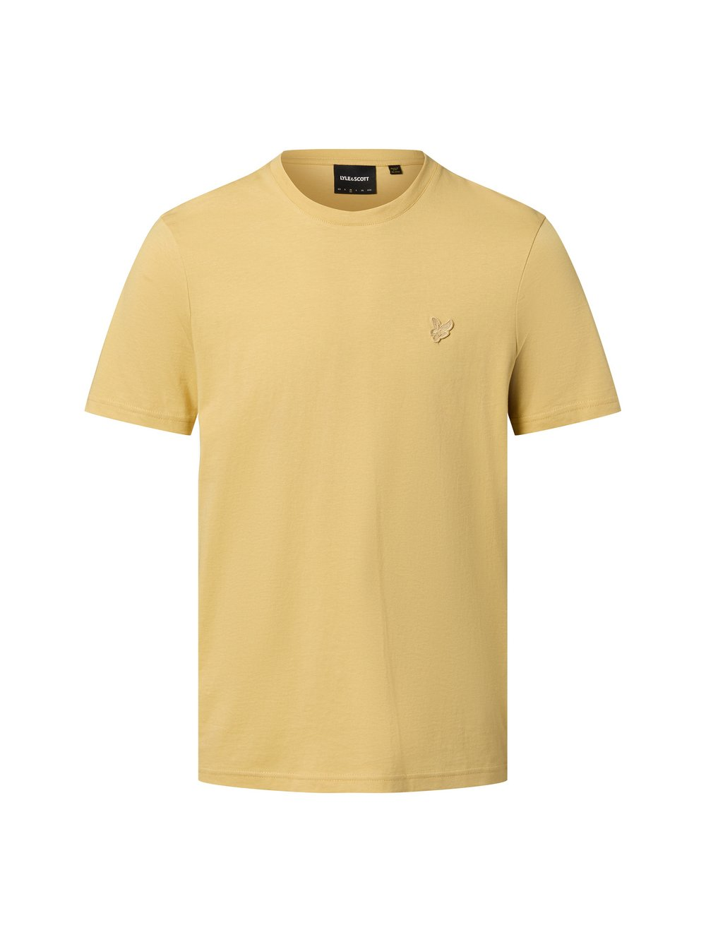 Lyle & Scott Koszulka męska Mężczyźni Bawełna żółty, XXL