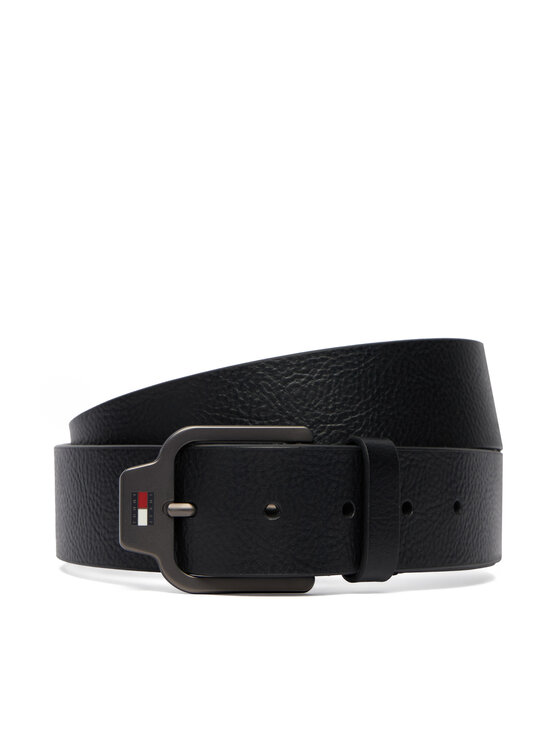 Tommy Jeans Pasek Tjm Scanton Seasonal 4.0 AM0AM14236 Czarny