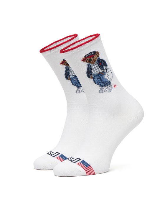 Polo Ralph Lauren Skarpety długie 455P10250001 Biały