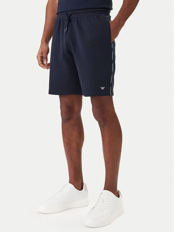 Emporio Armani Underwear Szorty sportowe EM000495 AF18887 UB102 Granatowy Regular Fit