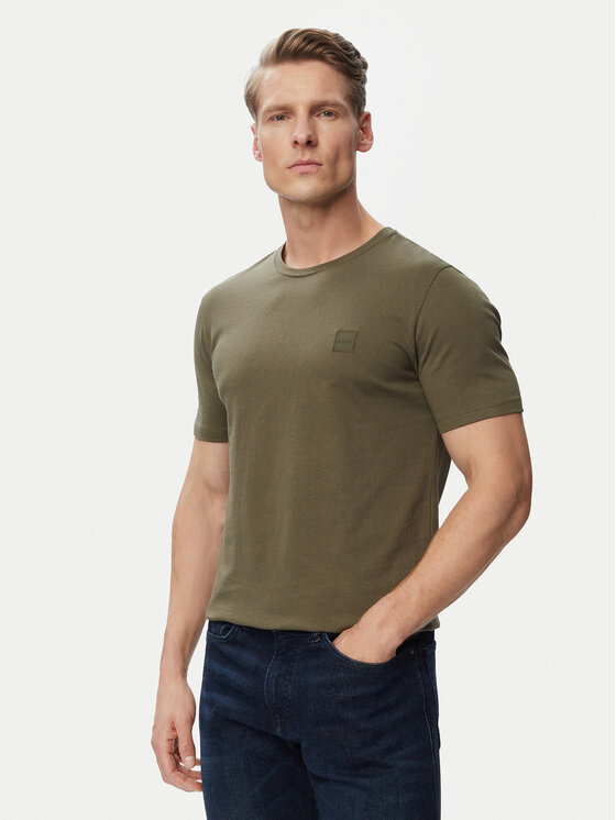 BOSS T-Shirt Tales 50508584 Zielony Regular Fit