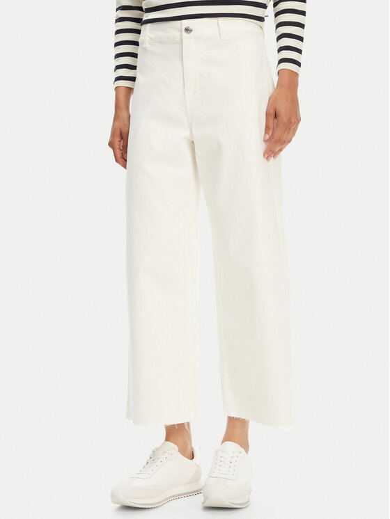 Vero Moda Kuloty Wild Kayla 10307837 Biały Wide Leg