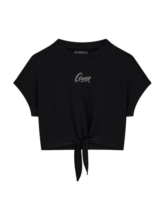 Guess T-Shirt J6GI29 K6YW4 Czarny Relaxed Fit