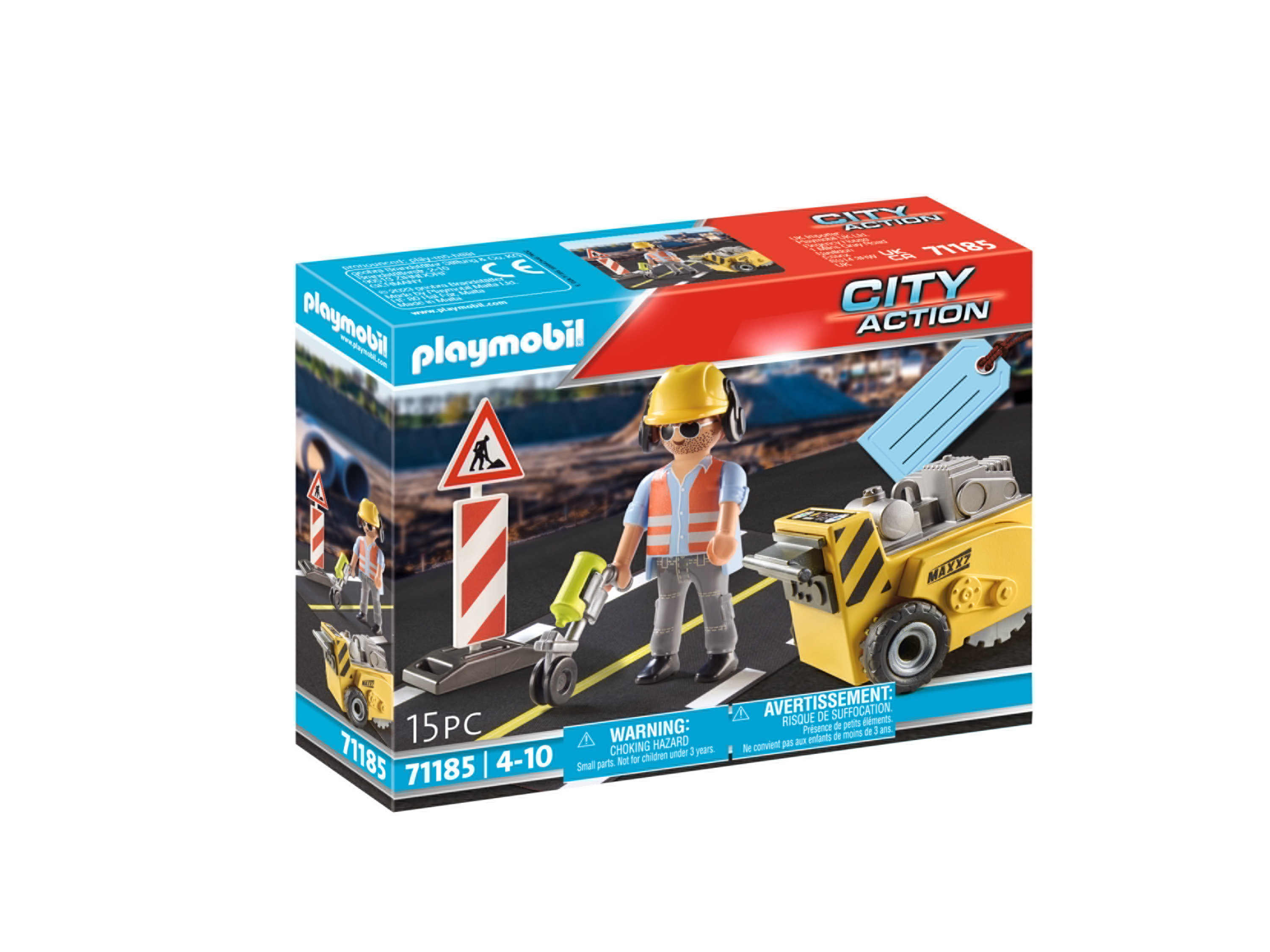 Playmobil Zestaw prezentowy z personalizowaną etykietą  (Pracownik budowlany)