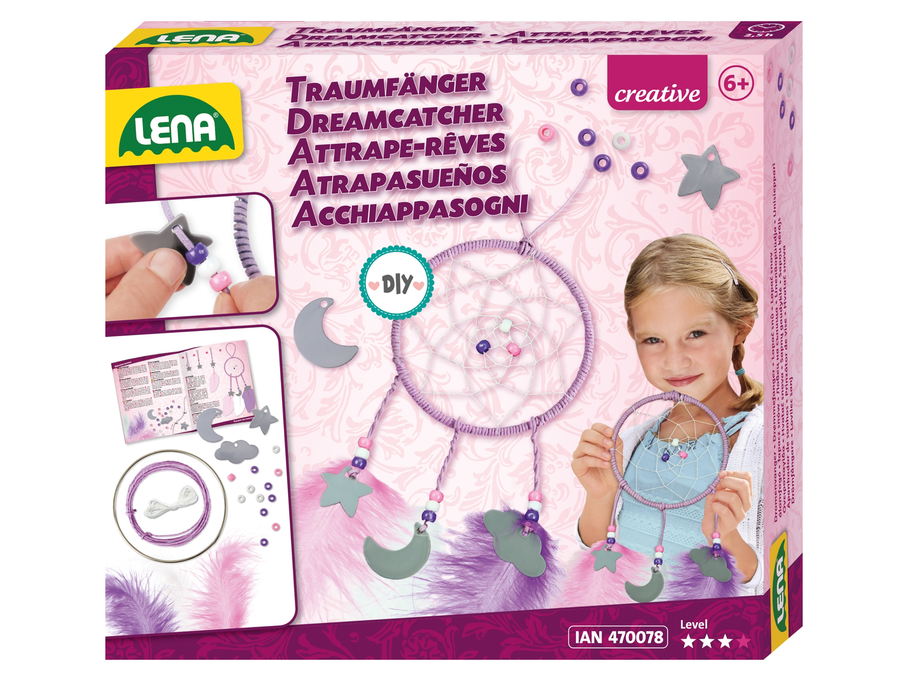 LENA Zestaw kreatywny (łapacz snów) miniaturka