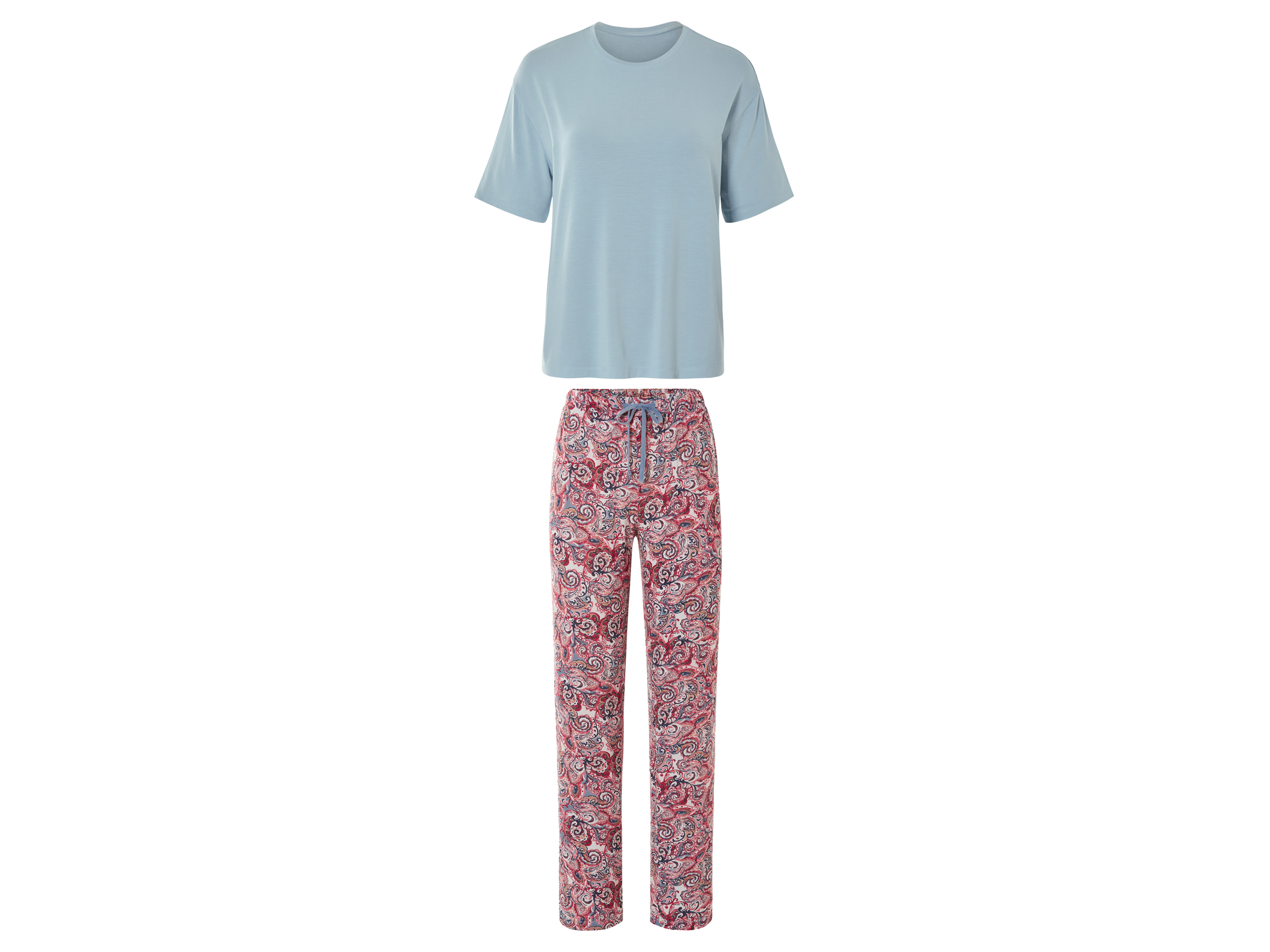 esmara® Piżama damska z modalem (Niebieski, XS (32/34)) miniaturka