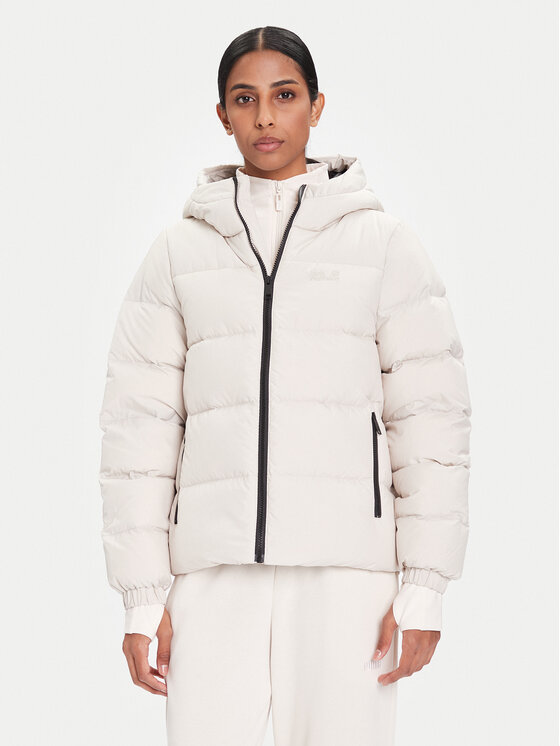 Jack Wolfskin Kurtka puchowa Frozen Palace A65097 Beżowy Regular Fit