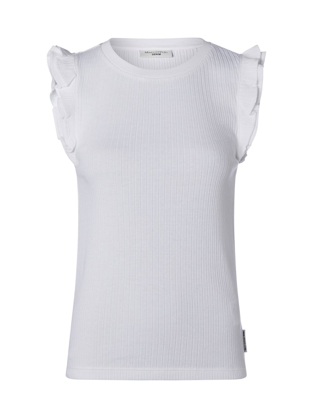 Marc O'Polo Denim Top damski Kobiety Bawełna biały, L