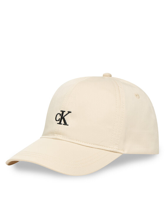Calvin Klein Jeans Czapka z daszkiem Monogram IU0IU00150 Écru