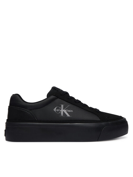 Calvin Klein Sneakersy Vulc Flatf Laceup Ny-Su HW0HW03086 Czarny