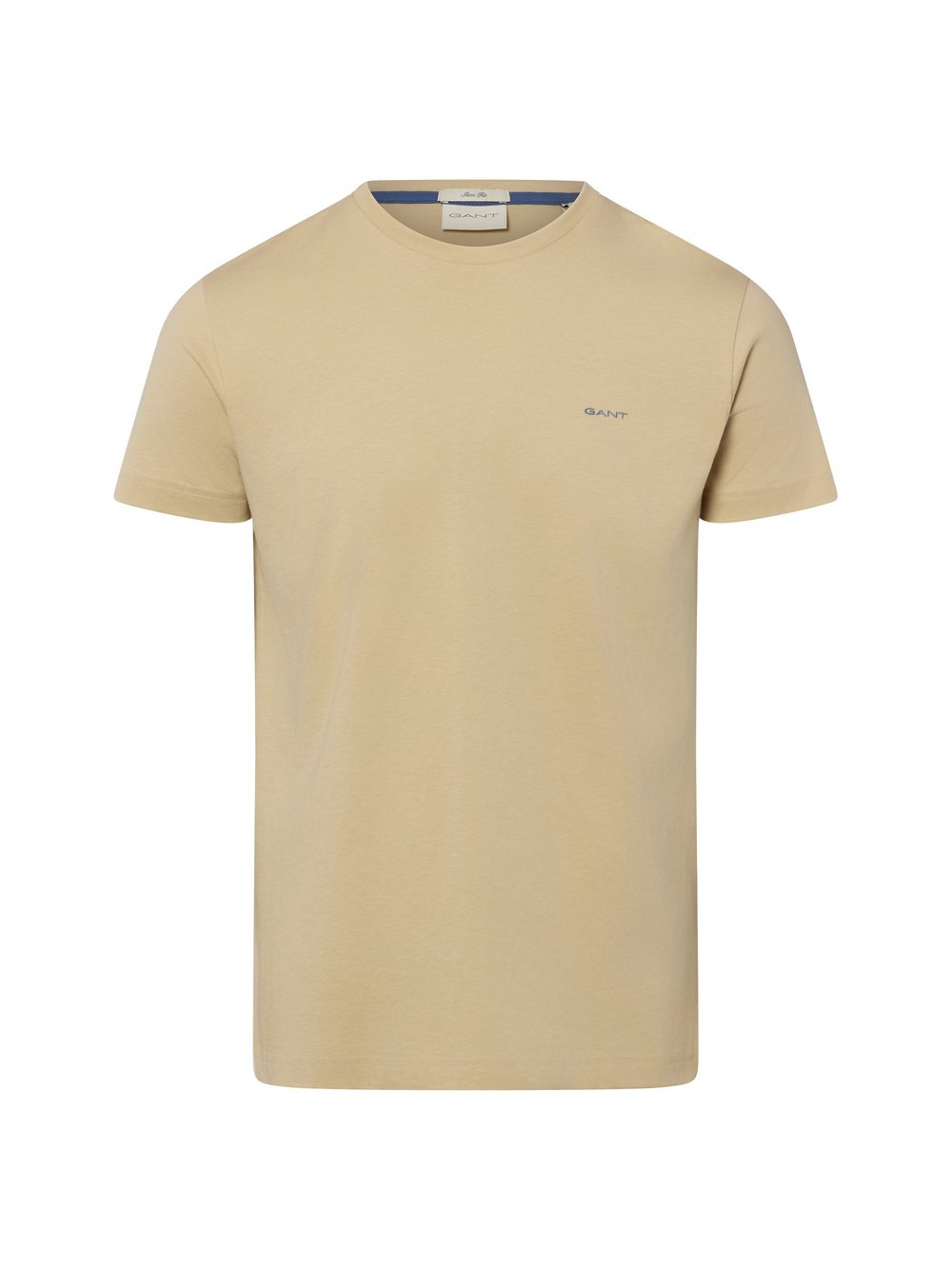 Gant Koszulka męska Mężczyźni Bawełna (100%) beżowy, M