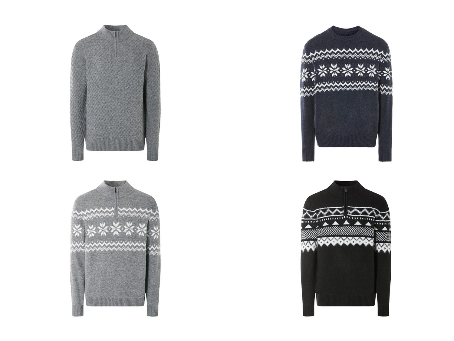 LIVERGY® Sweter dzianinowy męski miniaturka