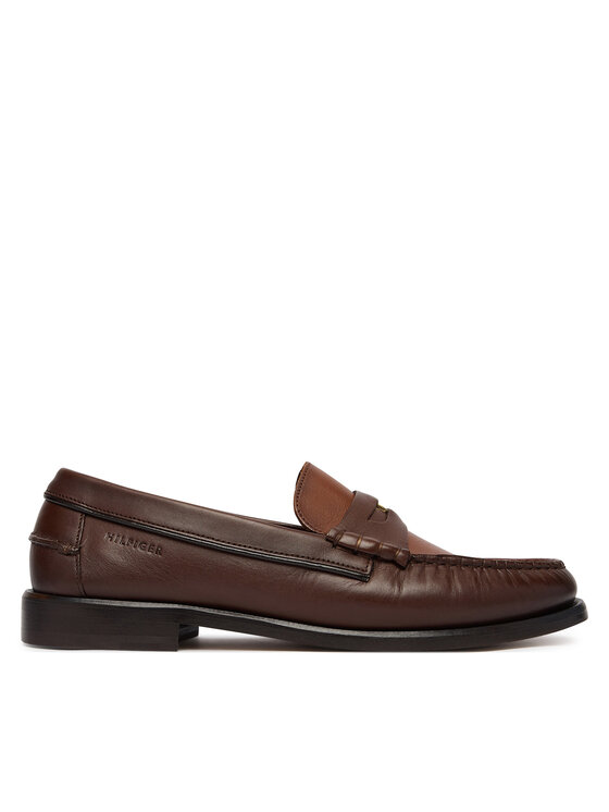 Tommy Hilfiger Mokasyny Penny Crust FM0FM05836 Brązowy