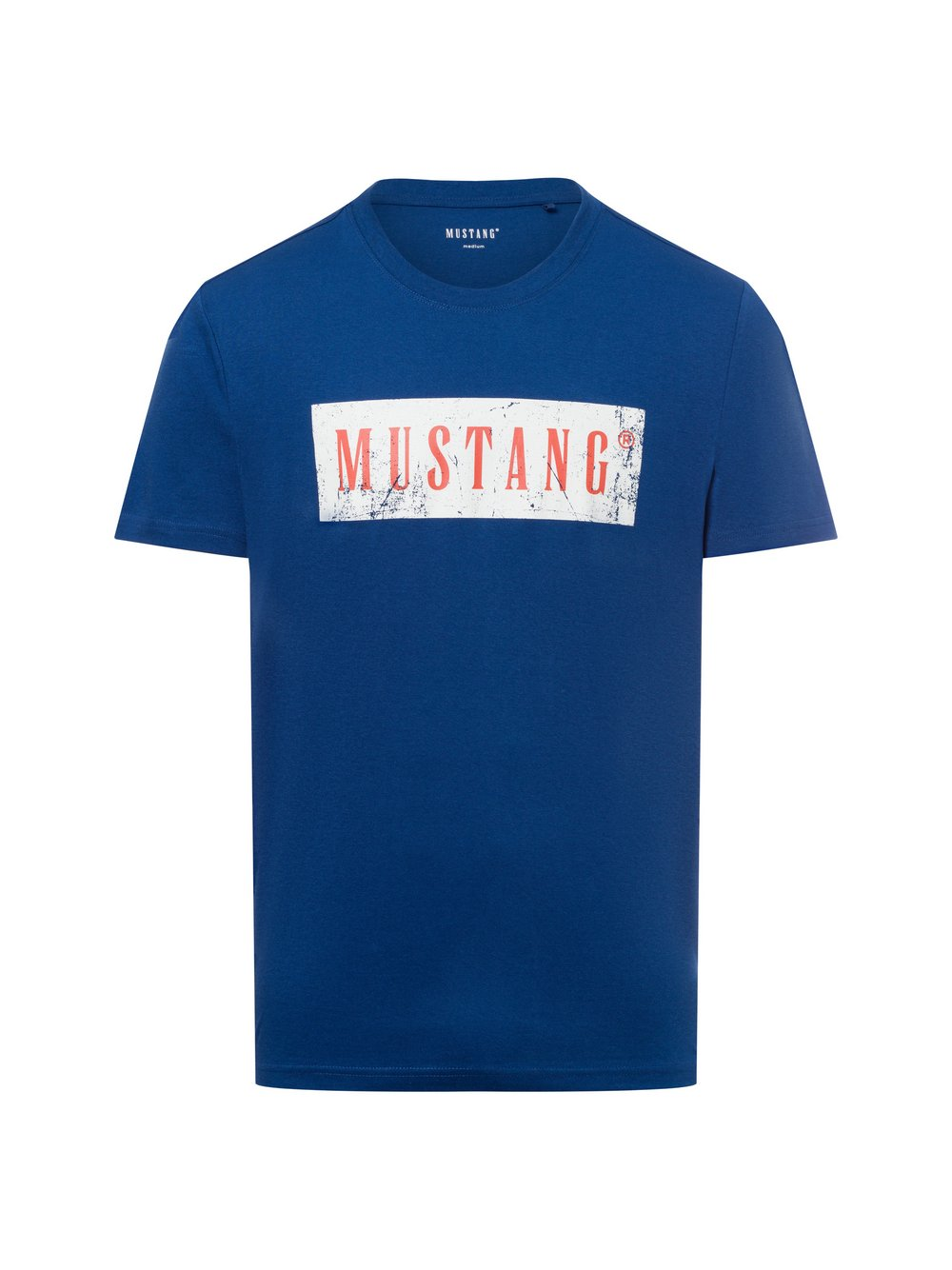 Mustang Koszulka męska - Austin Mężczyźni Bawełna niebieski, XL
