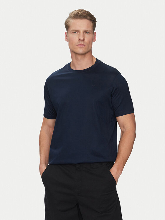 Paul&Shark T-Shirt 25411015 Granatowy Regular Fit