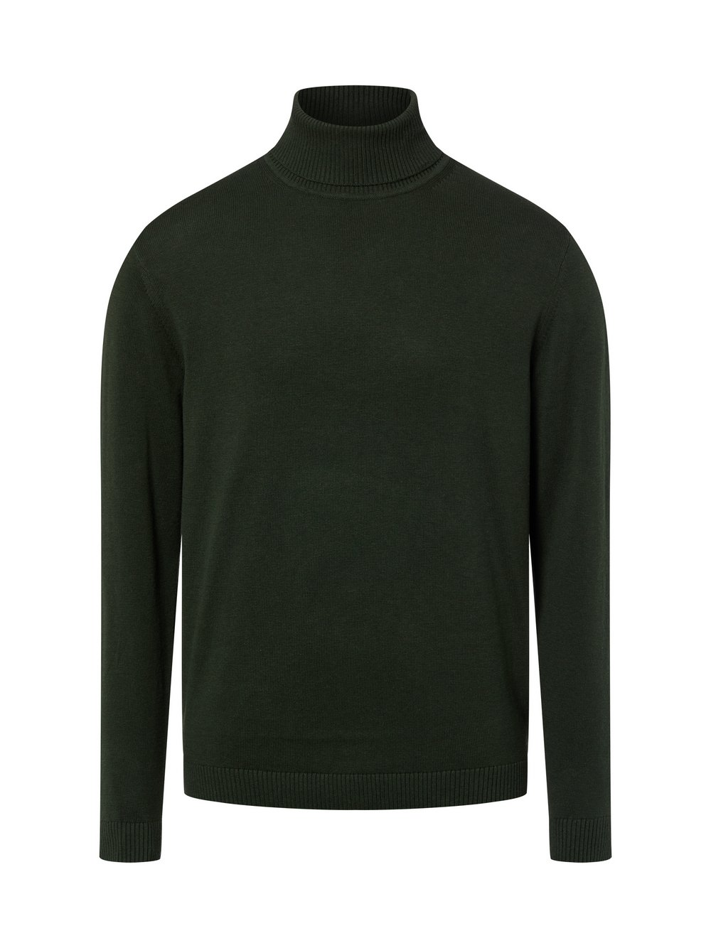 Finshley & Harding Męski sweter z dzianiny z zawartością kaszmiru Mężczyźni Bawełna zielony, XL