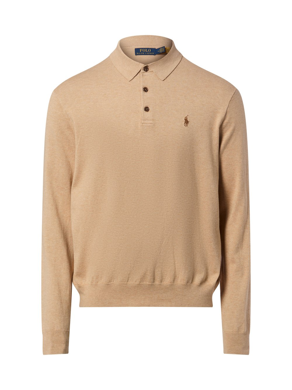Polo Ralph Lauren Męska koszulka polo Mężczyźni Bawełna brązowy, M