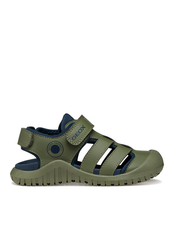 Geox Sandały J S. Fusbetto Pro Bo J650JA 0CE15 CF3F4 M Zielony