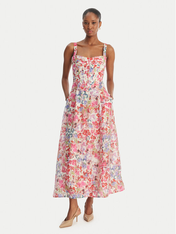 Bardot Sukienka koktajlowa Lilah 59825DB Kolorowy Slim Fit