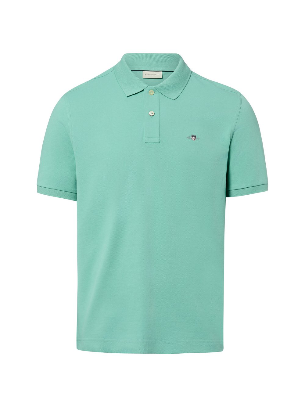 Gant Męska koszulka polo Mężczyźni Bawełna zielony, XXL
