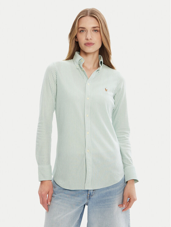 Polo Ralph Lauren Koszula 211910131011 Zielony Classic Fit