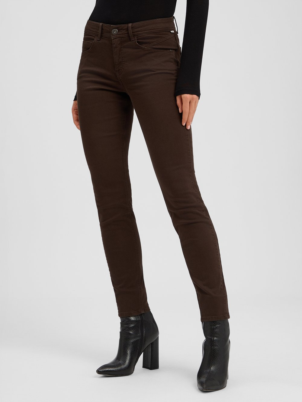 BRAX Dżinsy slim fit - Shakira Kobiety Bawełna brązowy, 38