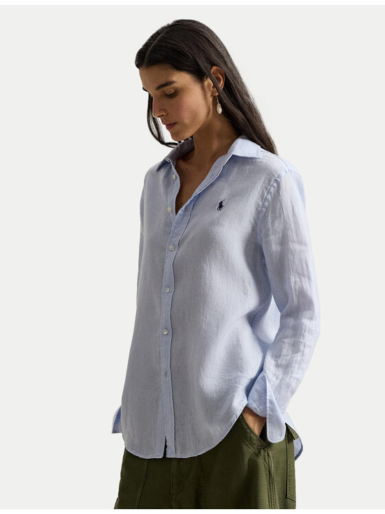 Polo Ralph Lauren Koszula 211970730503 Błękitny Classic Fit