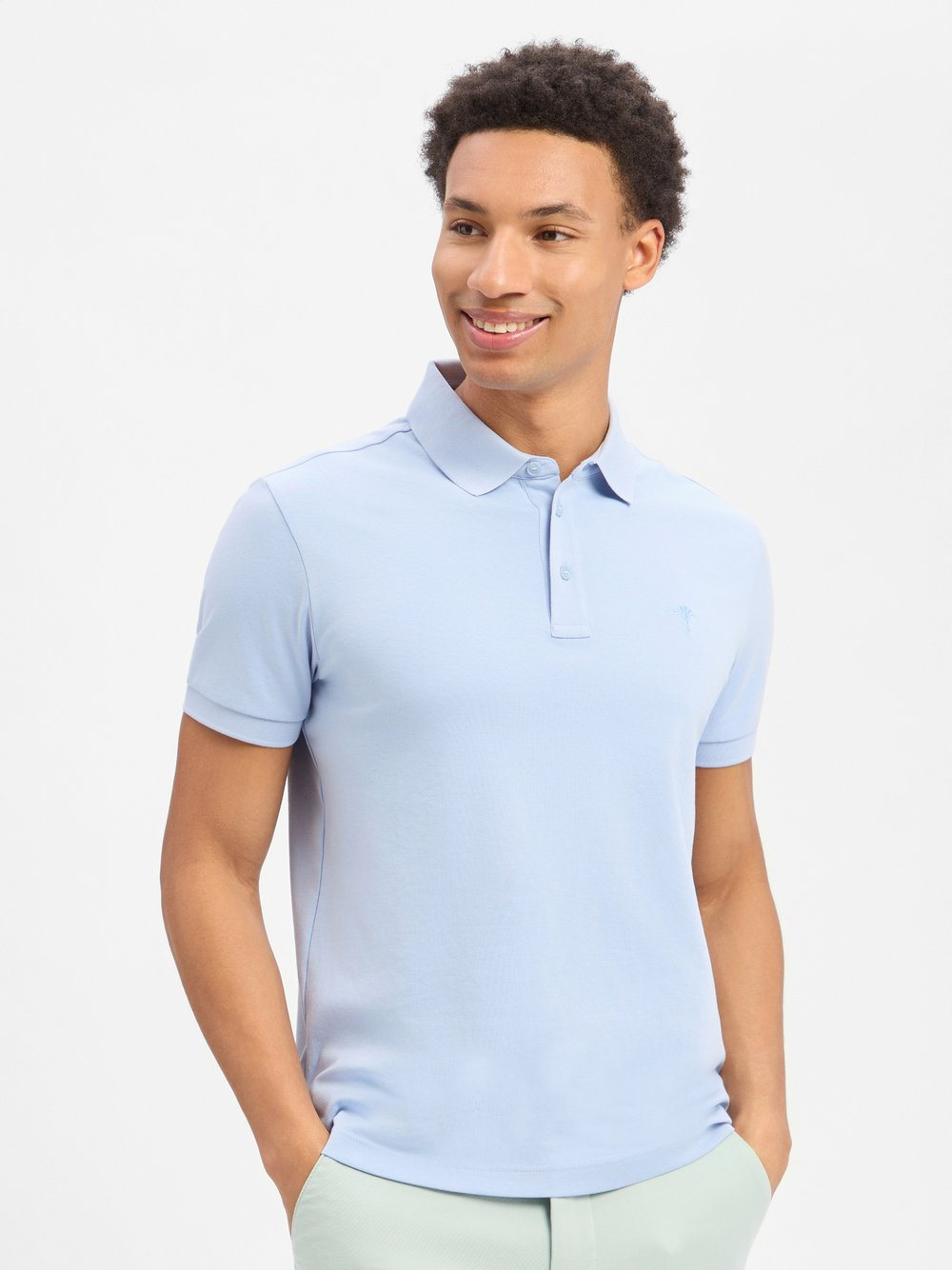 JOOP! Męska koszulka polo - Primo Mężczyźni Bawełna niebieski, XL