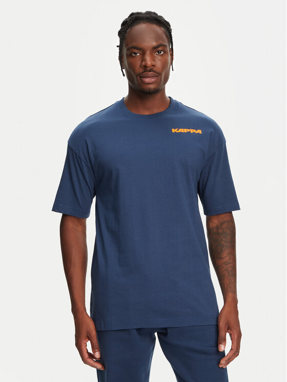 Kappa T-Shirt Nyle 351S5GW Niebieski Regular Fit