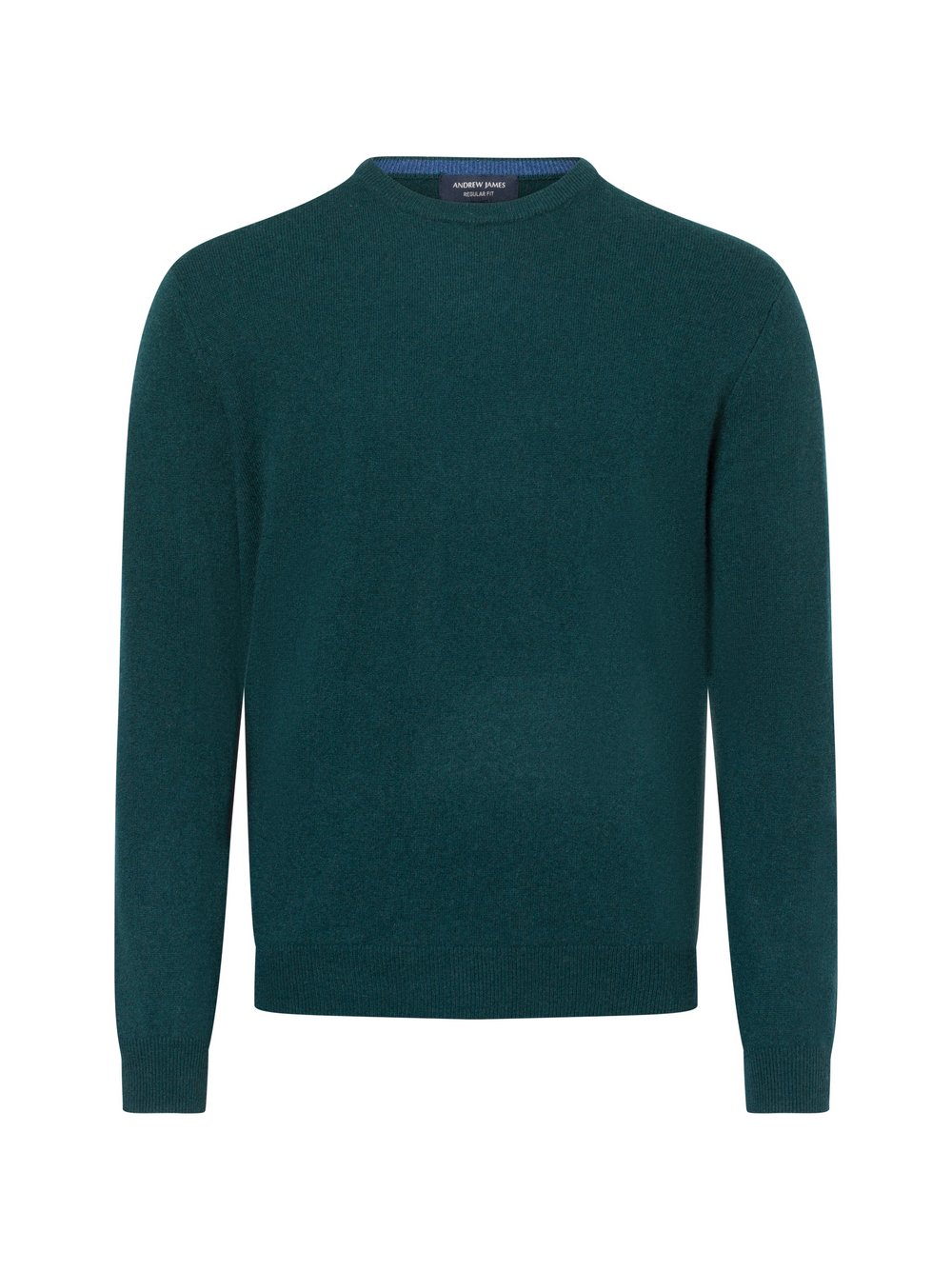 Andrew James Męski sweter Mężczyźni Kaszmir zielony, XL