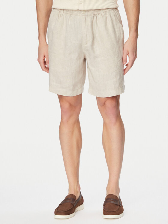 Jack & Jones Szorty materiałowe Bill 12253134 Beżowy Wide Leg