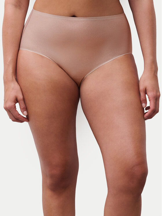 Chantelle Figi klasyczne z wysokim stanem Soft Stretch C11DC7 Beżowy