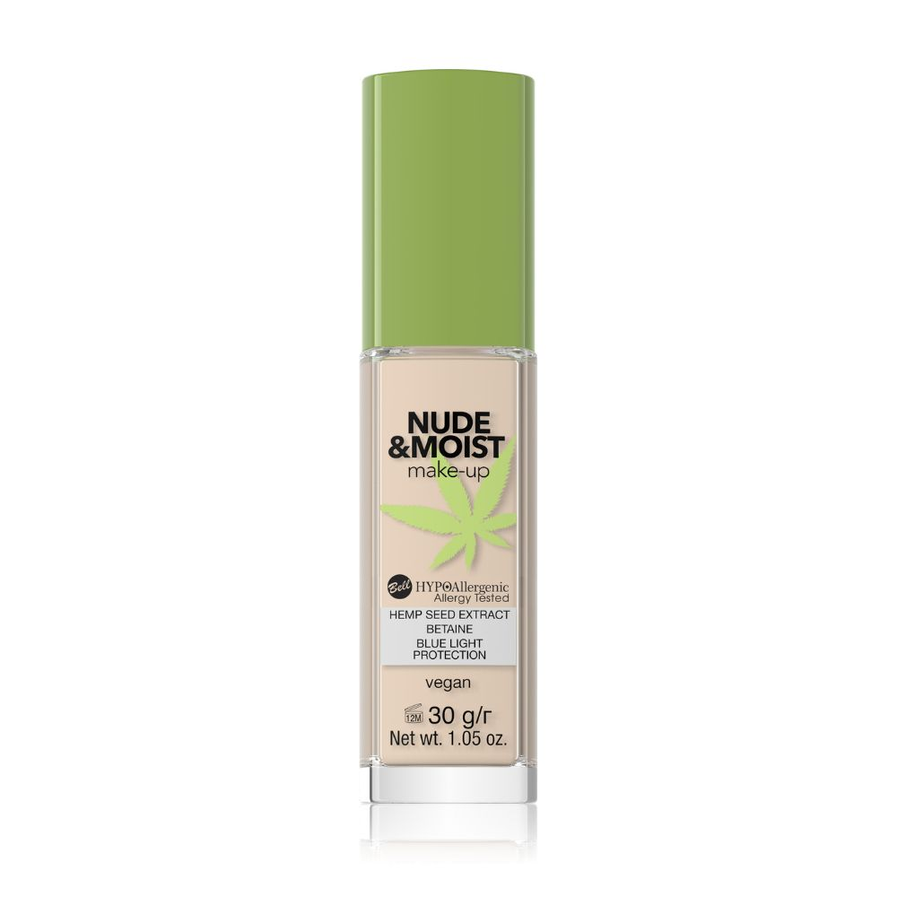 Bell HYPOAllergenic Nude&Moist Make-Up 2 Hypoalergiczny fluid nawilżająco - odżywczy 30 g