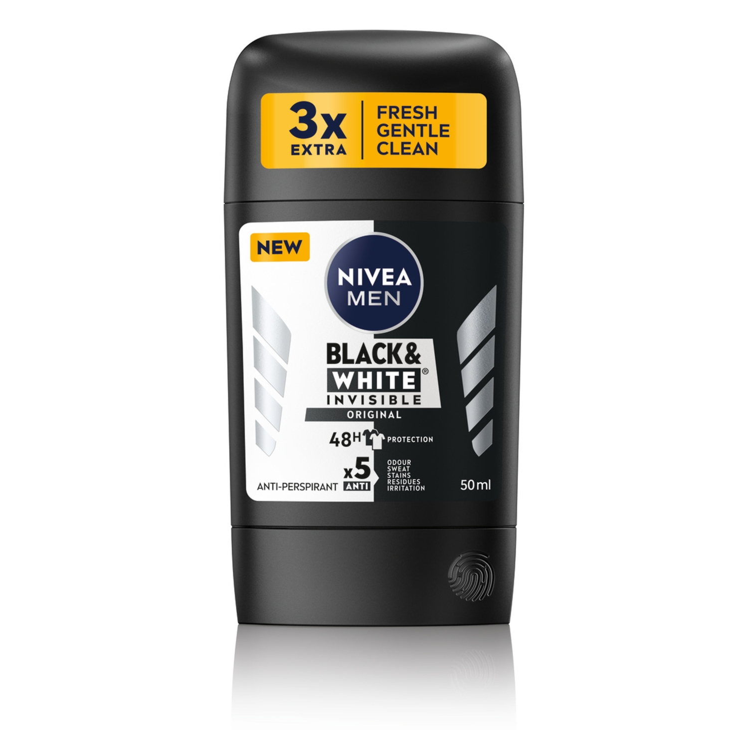 Nivea MEN Black & White Original Antyperspirant w sztyfcie 50 ml