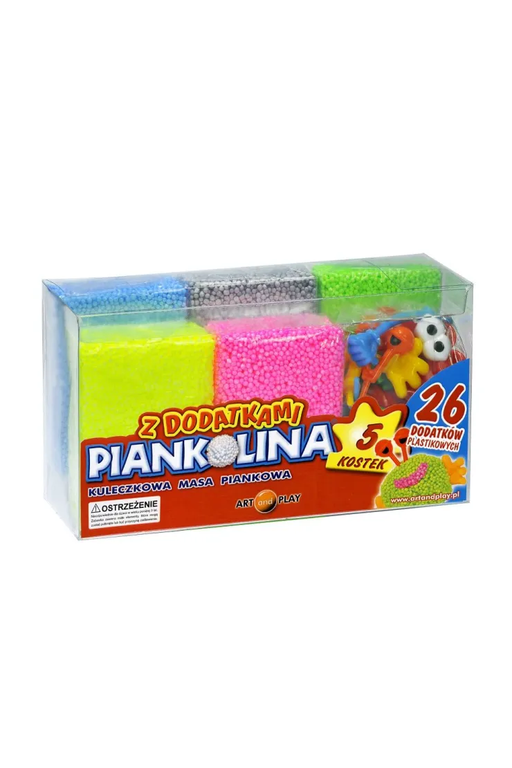 Piankolina 5 kolorów z dodatkami