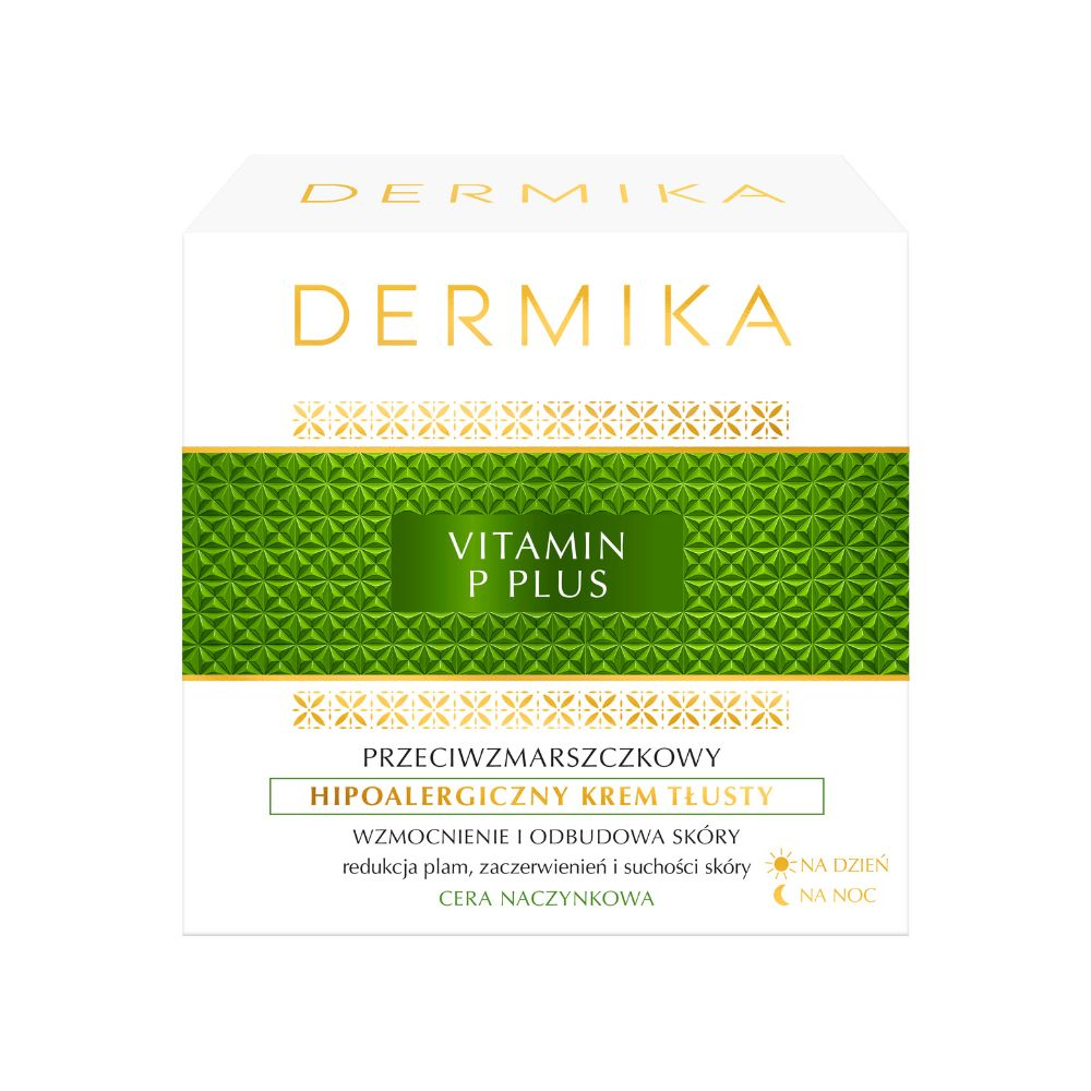 Dermika Vitamin P Plus Przeciwzmarszczkowy krem tłusty do twarzy 50 ml