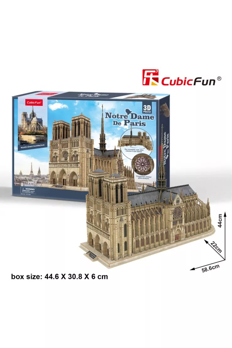 Puzzle 3D 293 el. Notre Dame de Paris