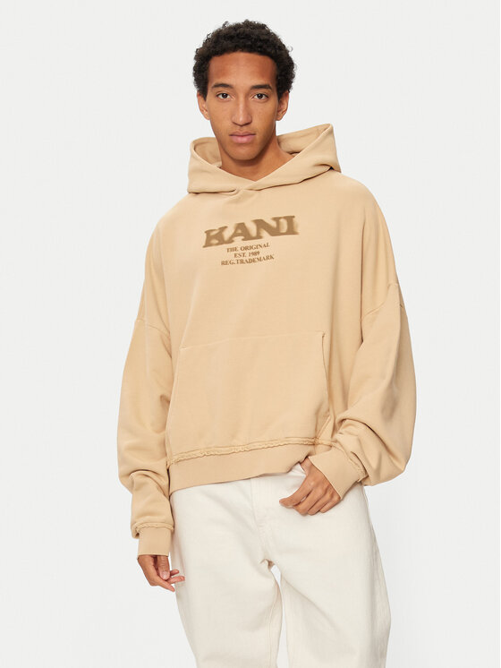 Karl Kani Bluza Retro Sprayed 60210109 Beżowy Regular Fit
