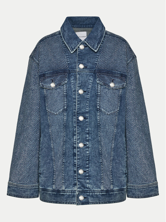 PINKO Kurtka jeansowa 104800 A2GI Granatowy Regular Fit