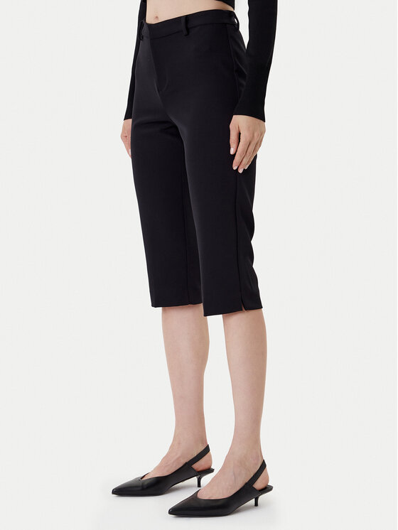 ONLY Spodnie capri Gitta 15349571 Czarny Slim Fit
