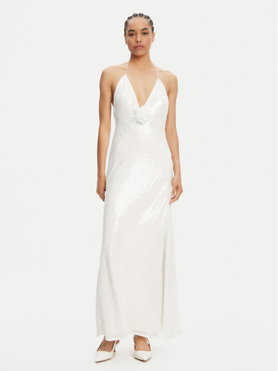 Bardot Sukienka wieczorowa Aradia 59278DB5 Biały Regular Fit