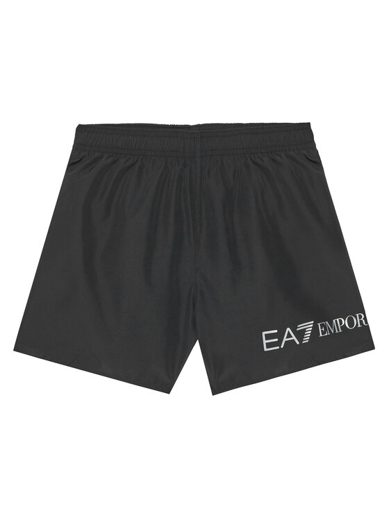 EA7 Emporio Armani Szorty kąpielowe 7B000109 AF13049 MC026 Czarny Regular Fit