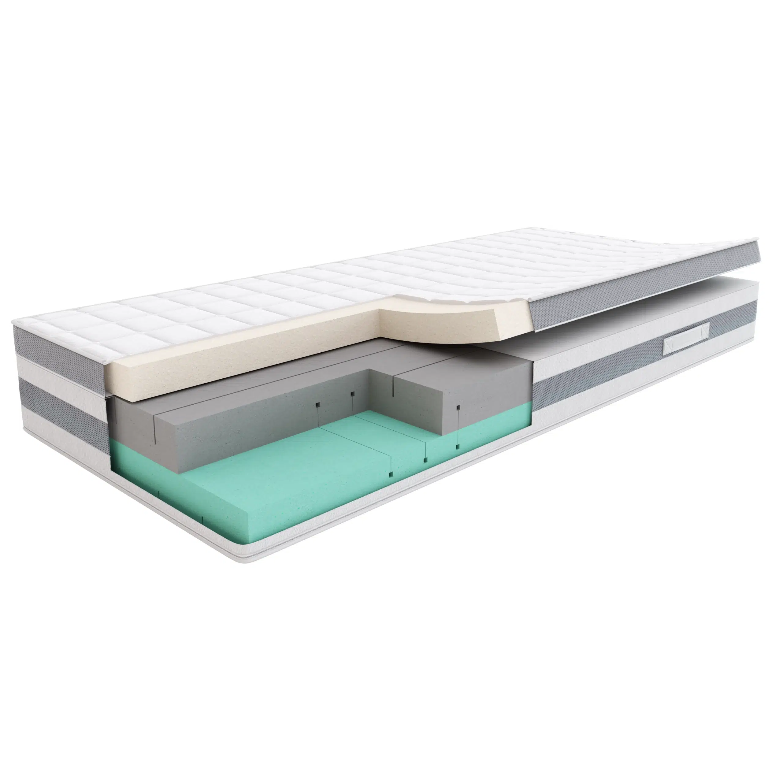 Materac Supreme Plus SleepMed 80x200 cm piankowy, wyrób medyczny, /H3H4/H5 średnio twardy/twardy/bardzo twardy